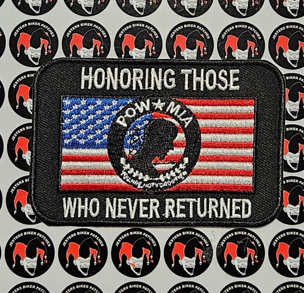 POW MIA Embroidered Patch POW009