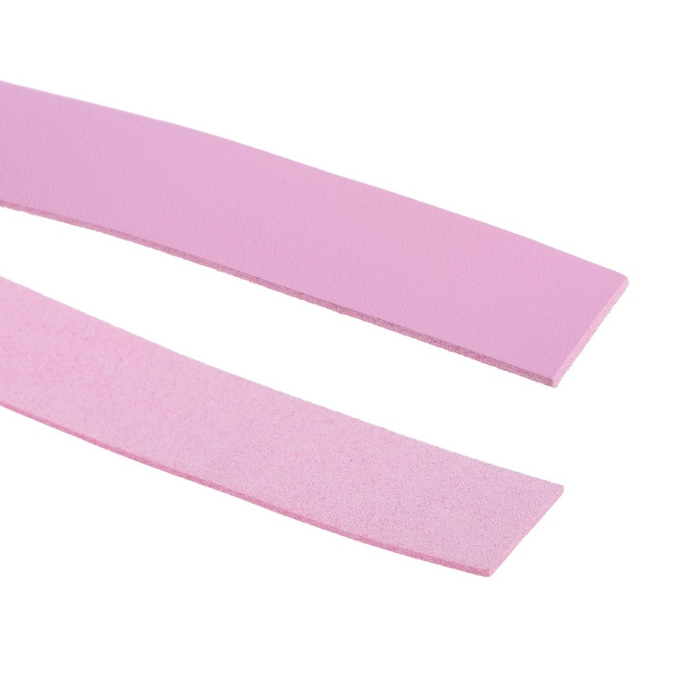 Leather Straps Strip Belt 2cm(0.8" Width) Leather Strips Light Pink, 2pcs