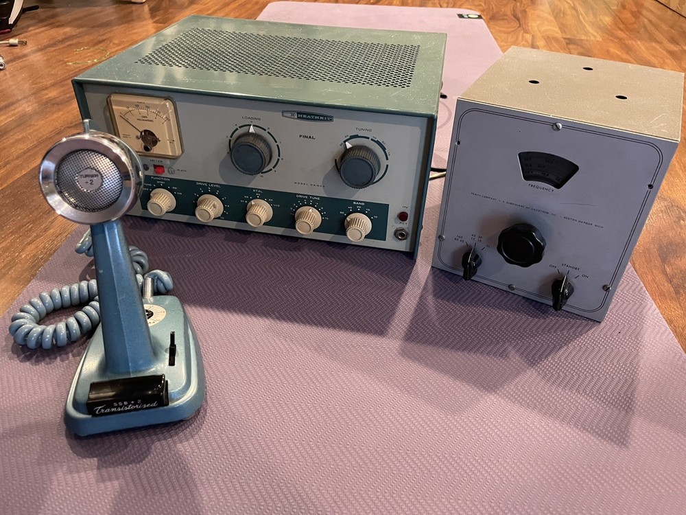 Heathkit DX-60A AM/CW Ham Radio Transmitter 80-40-20-15-10 meters