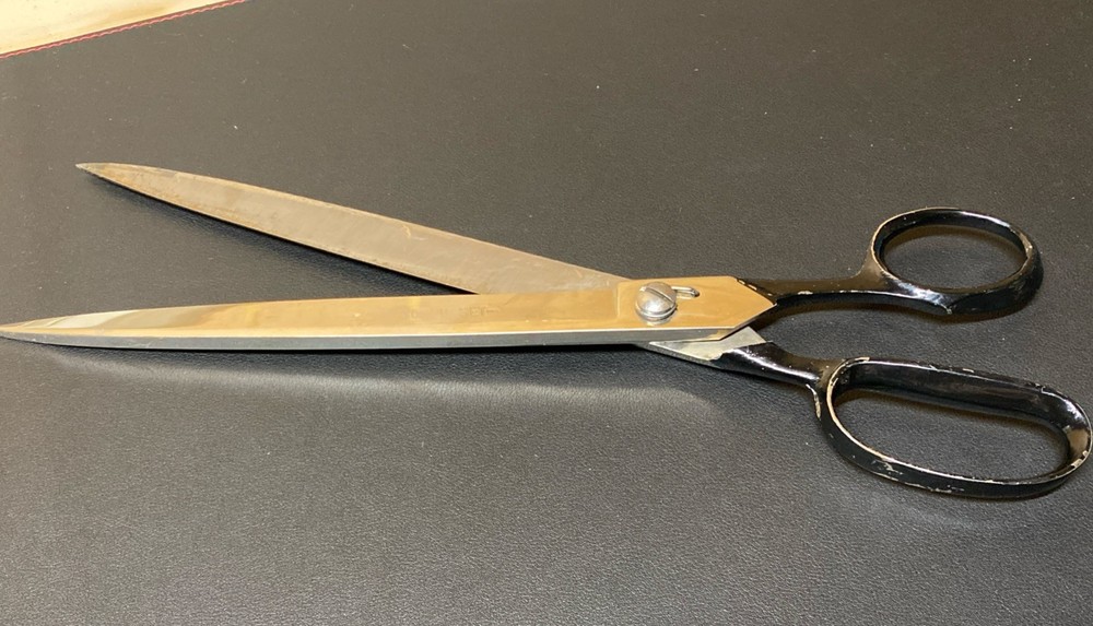 Vintage Compton U Set 88U 14"  Chrome Plated Shears Scissors