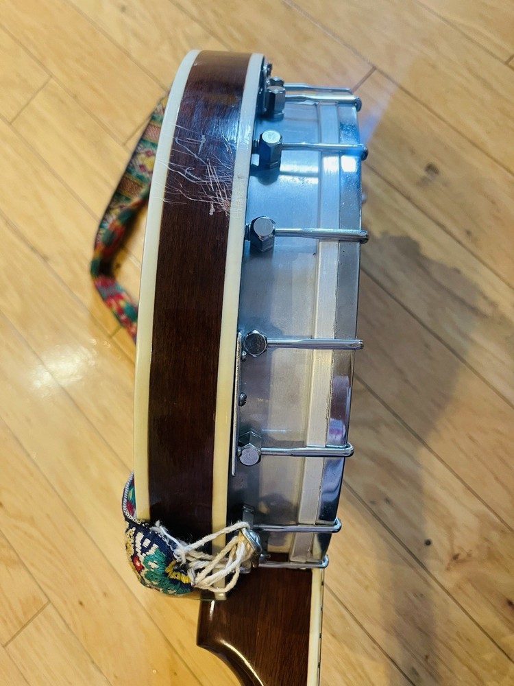 Vintage 1970s ENCORE Banjo 5-String E-75 With Case
