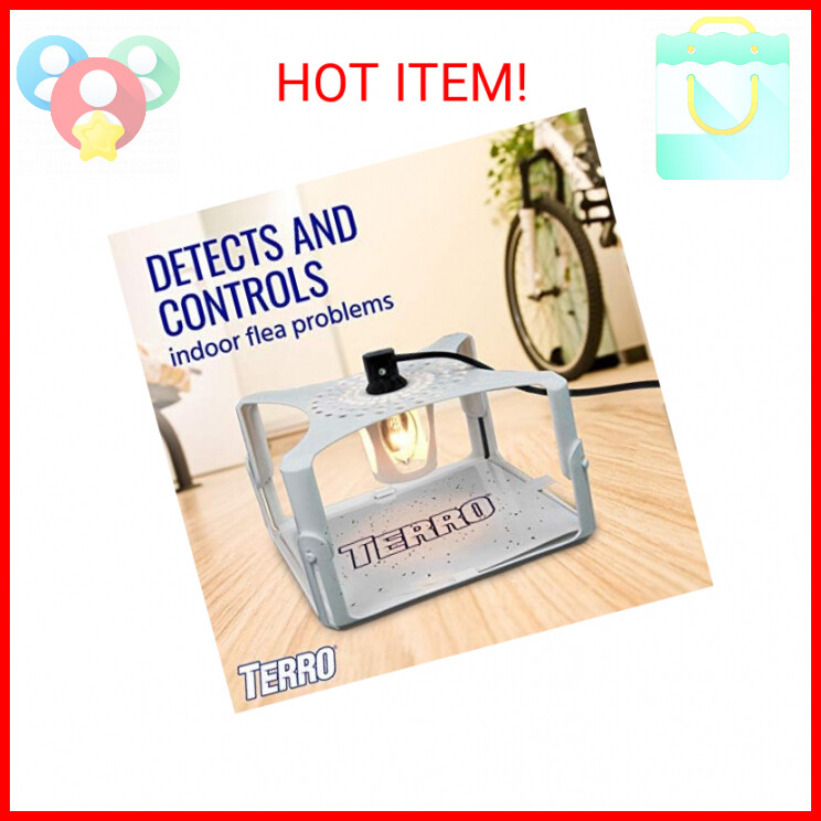 TERRO T231 Flea Trap Refills - Replacement Flea Trap Glue Boards,White, 3 Count