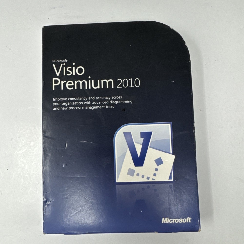 Microsoft Visio Premium 2010 Full Version w/ Key & DVD
