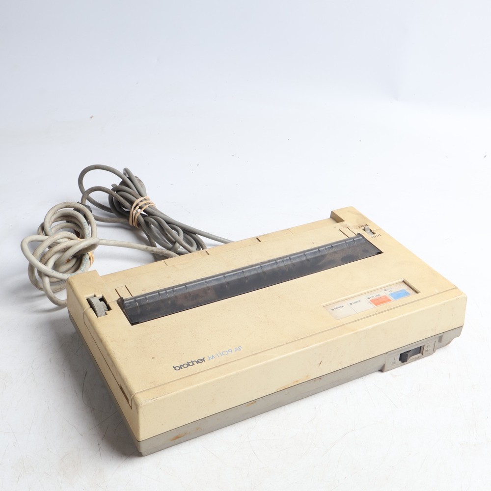 Brother M-1109 AP Dot Matrix Printer - Powers on but untested