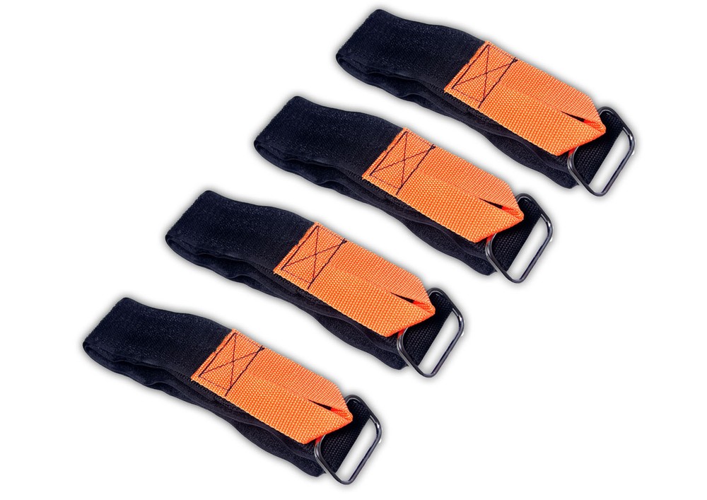 Adhesive Straps Double Side Tape Universal Straps with Loop 4 Packs