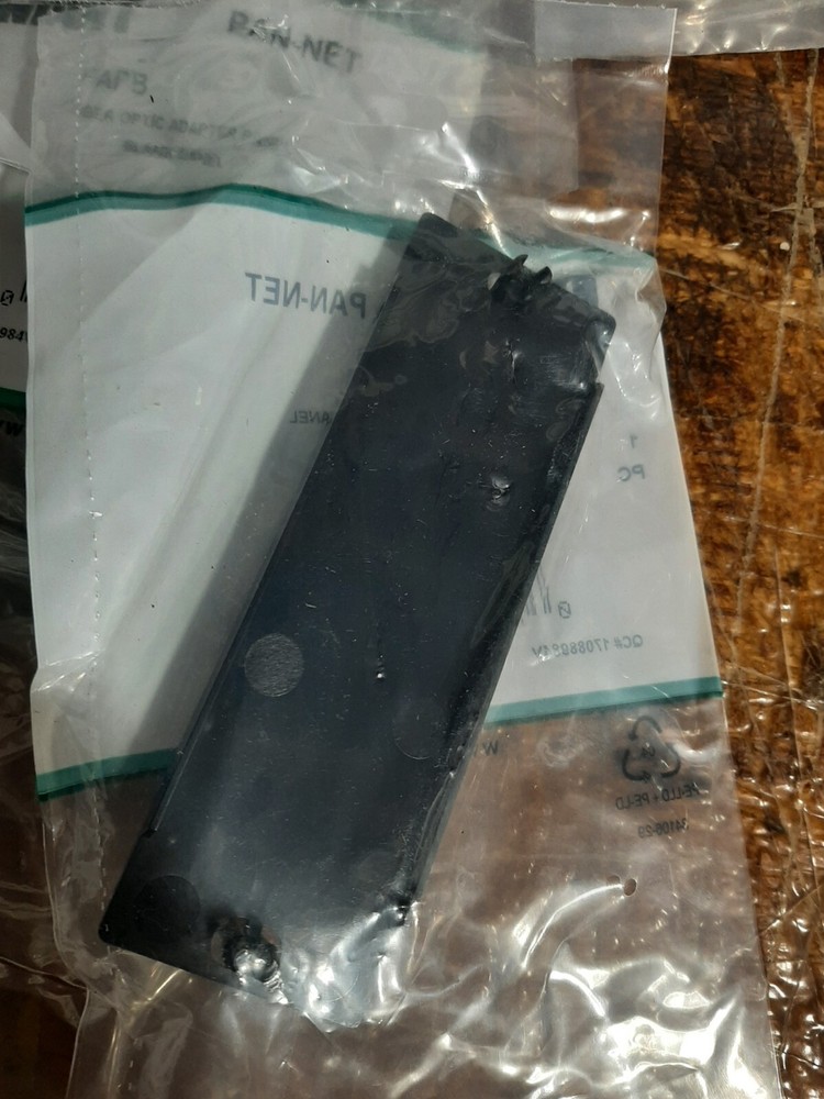 Panduit FAPB Fiber Adapter Panel, Black