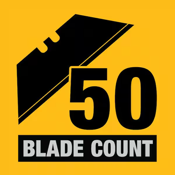 Carbide Utility Blade (50-Pack) , Durability, sharpness and snap-resistance