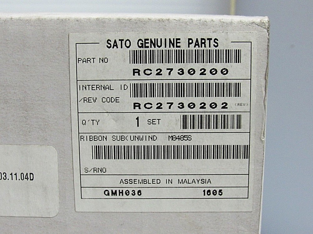 NEW SATO BARCODE PRINTER ACCESSORY RC2730200