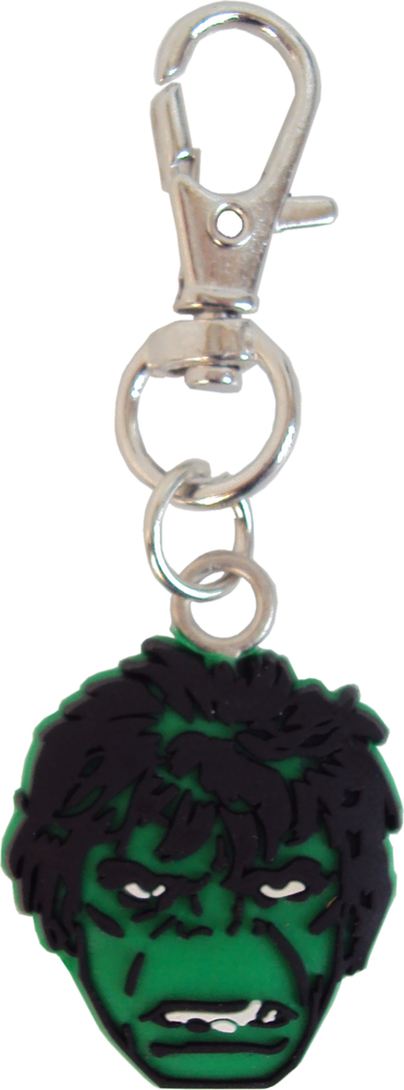 Zipper Pull - Incredible Hulk Marvel Superhero Comic Gift 1.125" Rubber #88516