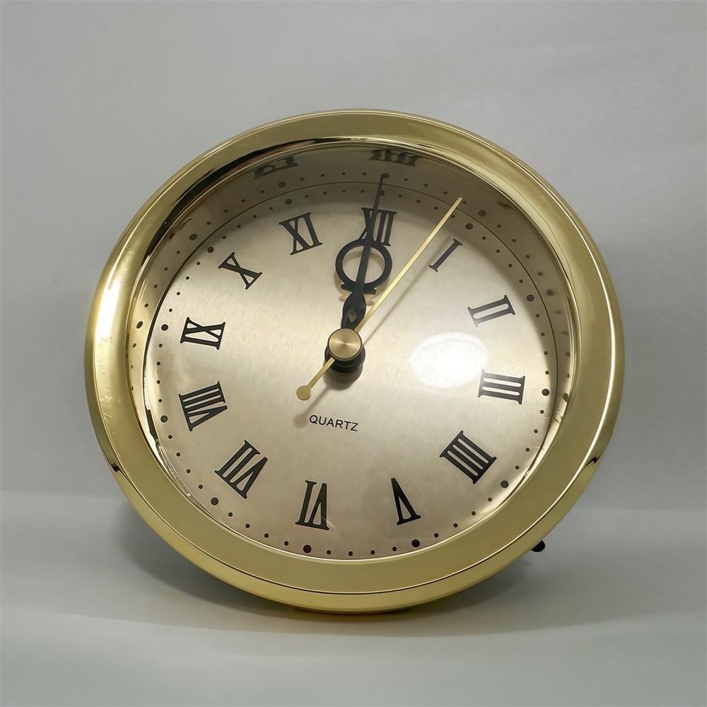 DIY 103MM Quartz Clock Insert with Roman Numerals for Custom Clock Designs