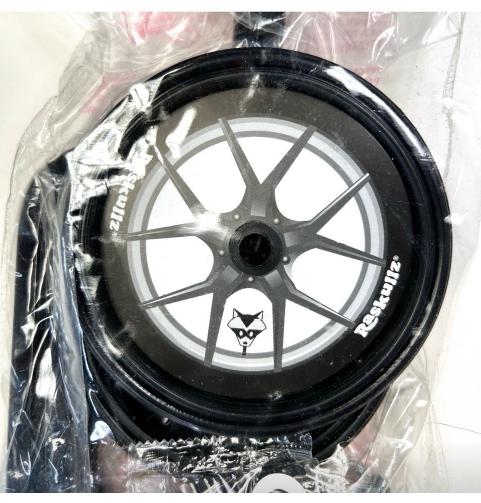 Raskullz Training Wheelz Adjustable Training Wheels 12-20” Black/White Set