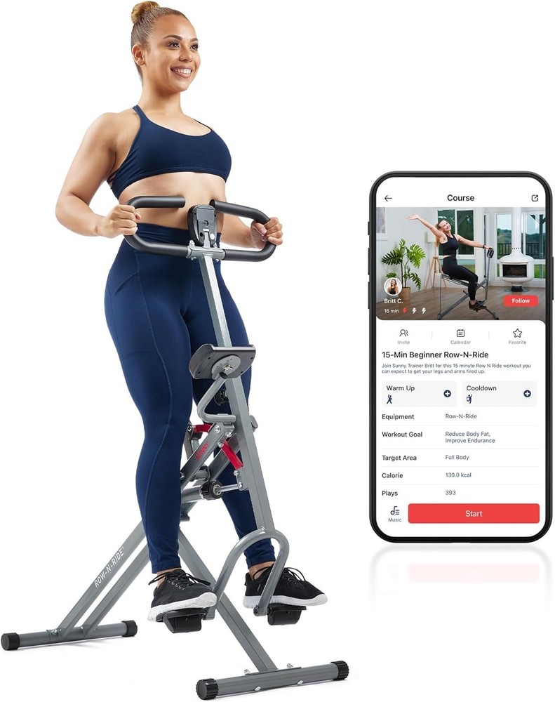 Compact Full Body Squat Machine | 330lbs Capacity & Digital Tracking Features