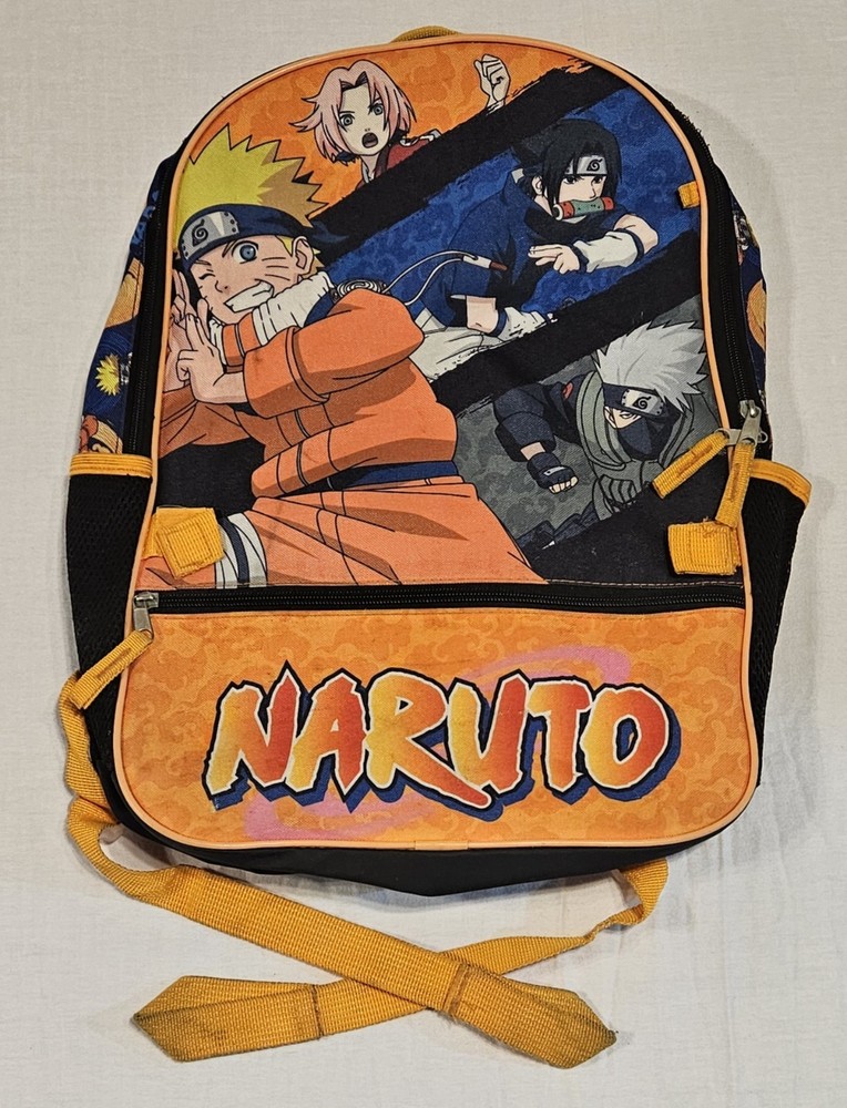 Naruto Bioworld Backpack Orange Blue