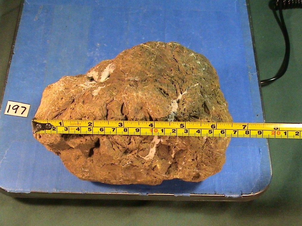 Chalcedony Jasper Agate, Solid Rough, Natural Lapidary Rock, 7 LBS, 4 OZ, #197