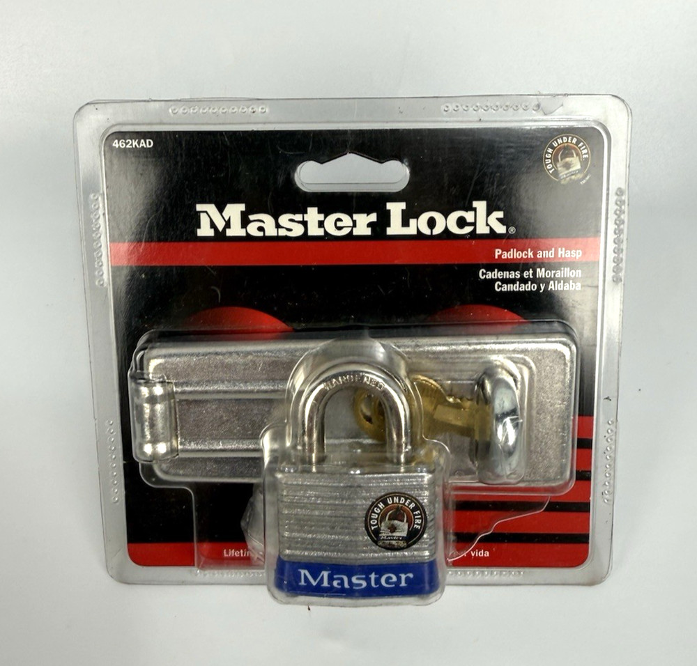 MASTERLOCK 462KAD PADLOCK & HASP