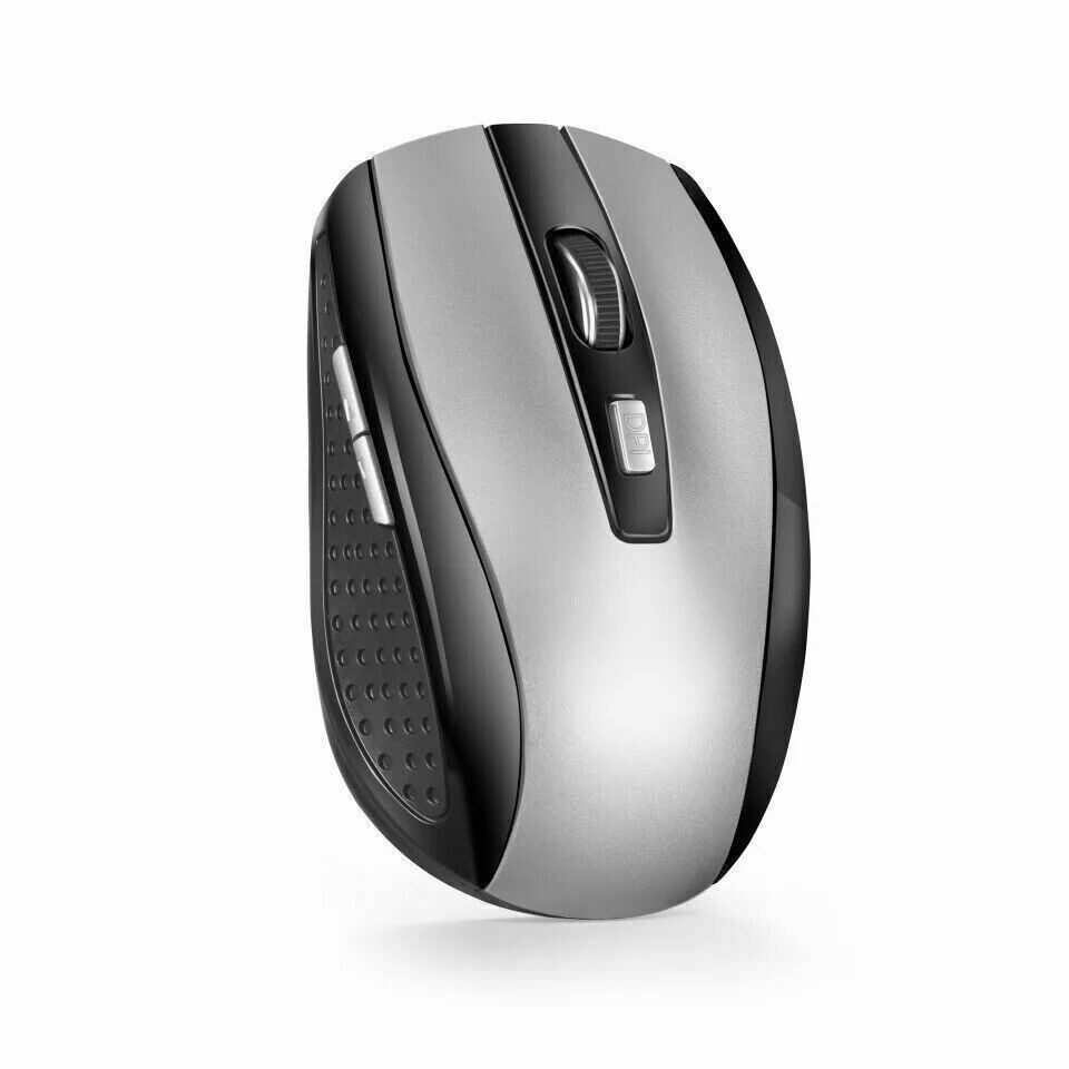 Portable Wireless Mouse, 2.4GHz Silent with USB Receiver, Optical USB Mouse