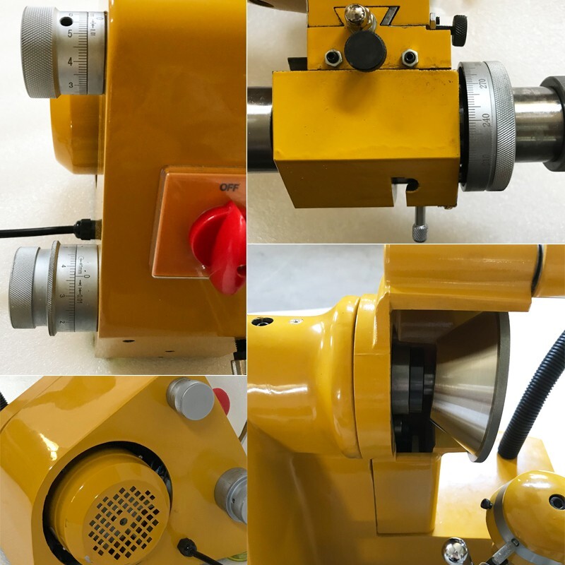 TECHTONGDA® Sharpener Grinder for Lathe Drill Bit Knife Grinding 5C Collets