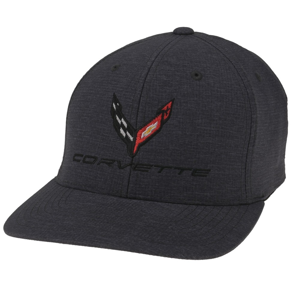 2020-2026 C8 Corvette Heather Gray Flex Fit Performance Snapback Hat