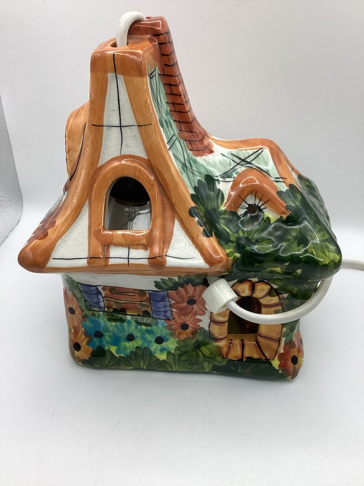 Derek Fowler Ceramic Night Light Mice School Model Working 18cm (H)