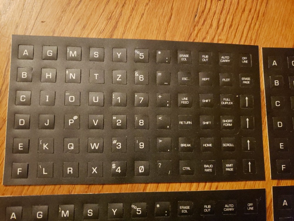 ONE New Heathkit NOS Keyboard Label