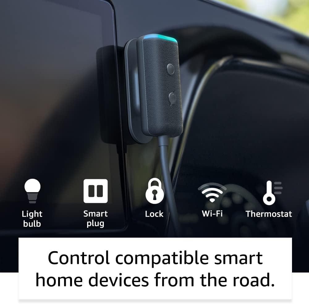 Amazon Echo Auto In Car Smart Speaker With Alexa - Black