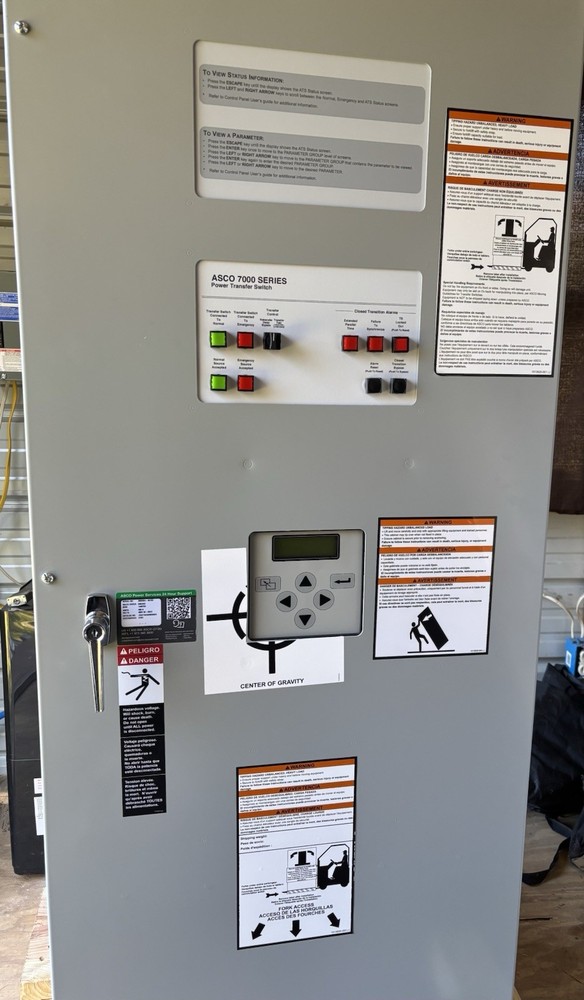 ASCO 7000 Series Automatic Transfer Switch-400 Amp