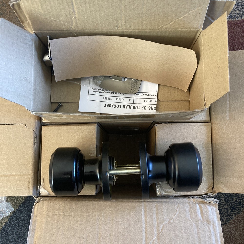 Knobwell Passage Knobs, set of 6, black