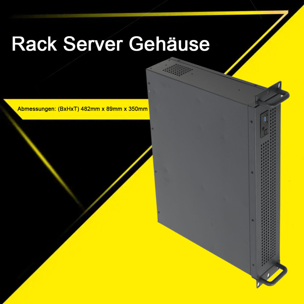 2U Wall Mount Server Cabinet IT Network Rack Enclosure Rackmount Case Cabinet