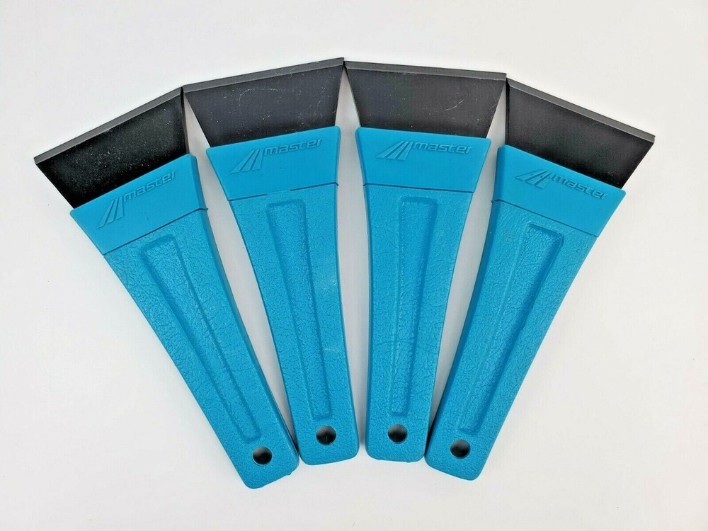 Masters 10" Ice Scraper Blue 3" blade USA Made - Fixed Blade