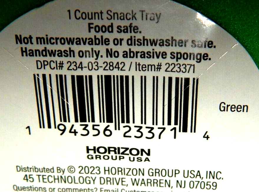 Horizon Group In The Zone Snack Tray