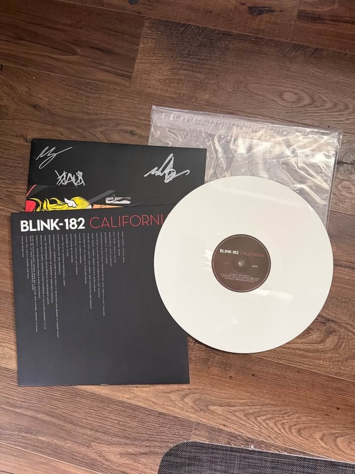 SIGNED Blink-182 California Album Vinyl - BRAND NEW