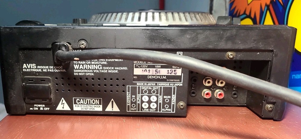 FOR PARTS DISC PROBLEMS Denon DN-S5000 Digital CD Turntable DJ music compact