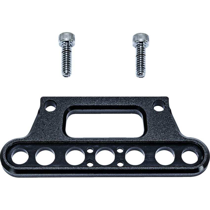 PM Black Ups Warning Light Relocation Kit 4 Harley