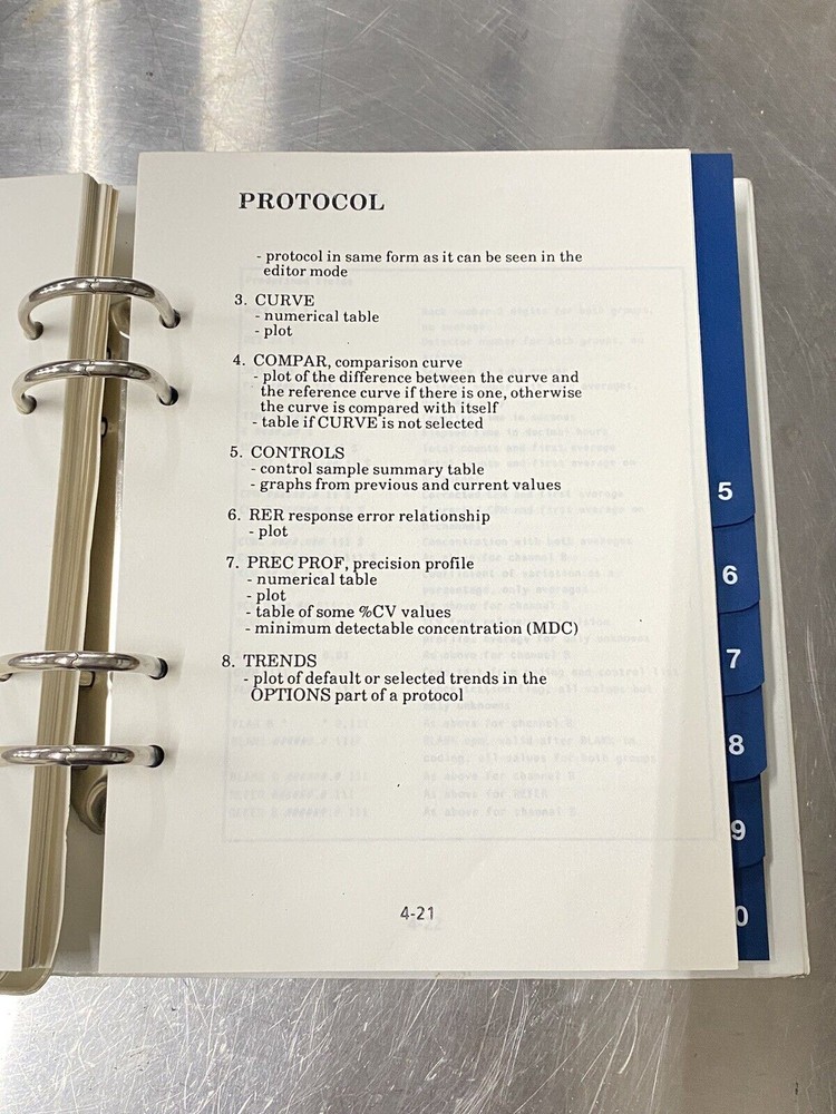LKB 1224 RiaCalc LM Gamma Counter Computer Program - Users Guide / Manual