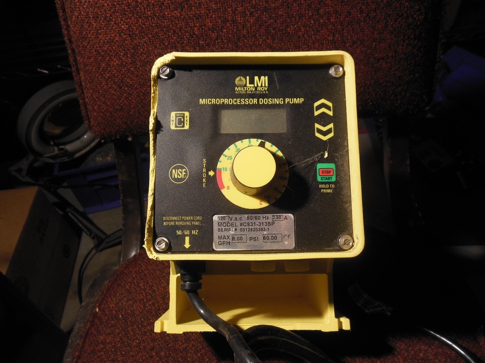 LMI Milton Roy C931-313SP microprocessor dosing pump