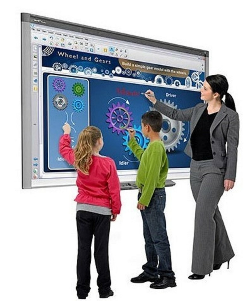 Interactive Smart Board SBX800 and Smart throw projector UX60.