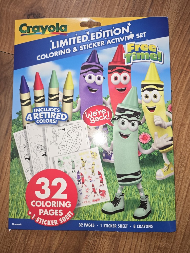 Crayola Coloring & Sticker Activity Set 1