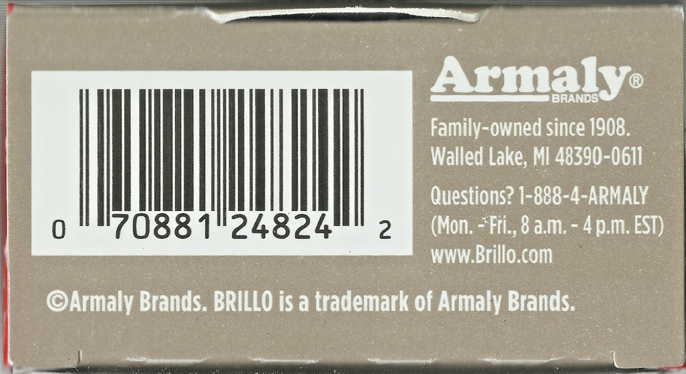 2 pack KITCHEN Brillo Scrub Max Scrubber Sponge No Scratch w/ Estracell Armilay