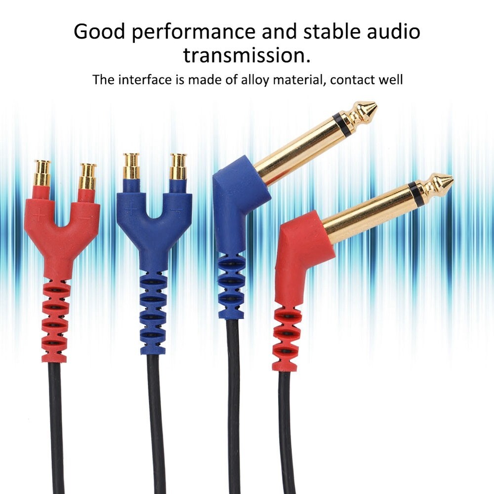 2m Headset Cable Wire for Headphone Conduction Audiometer Hearing Tester
