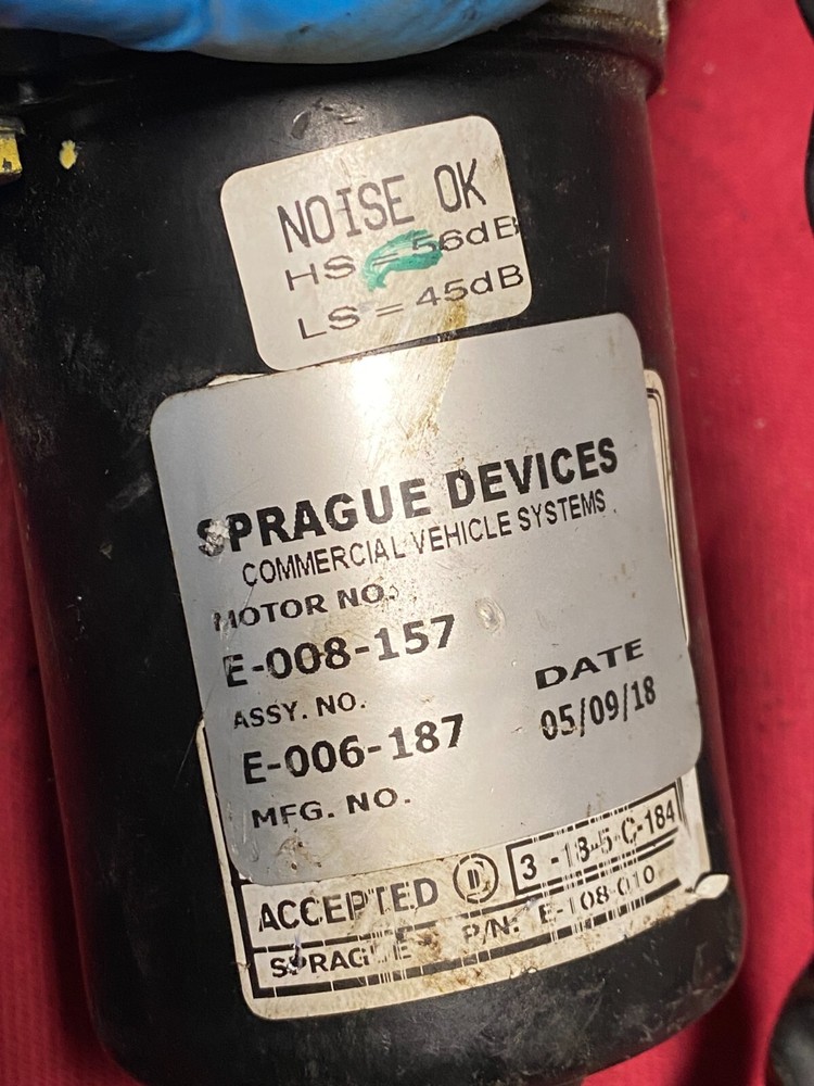 SPRAGUE DEVICES WIPER MOTOR , E-008-157