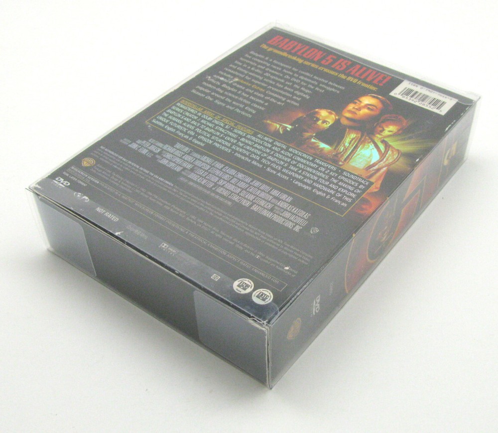 50x DVD OVERSIZED BOX SET (SIZE DVO E) - CLEAR PLASTIC PROTECTIVE BOX PROTECTOR