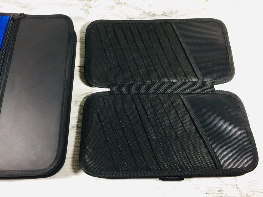 CD BOOK HOLDER w/ STRAP (48 DISCS) & FOLDABLE CD HOLDER VISOR (20 DISCS) BOTH!!