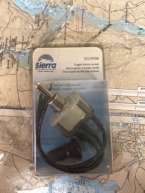Sierra Marine #TG19550 Sealed Toggle Electrical Switch.