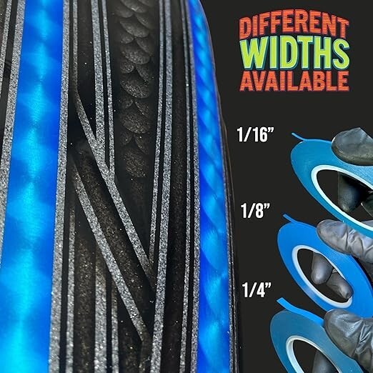 LiME LiNE 1/4" Flexible Vinyl Fine Line Masking Tape for Automotive Custom Paint