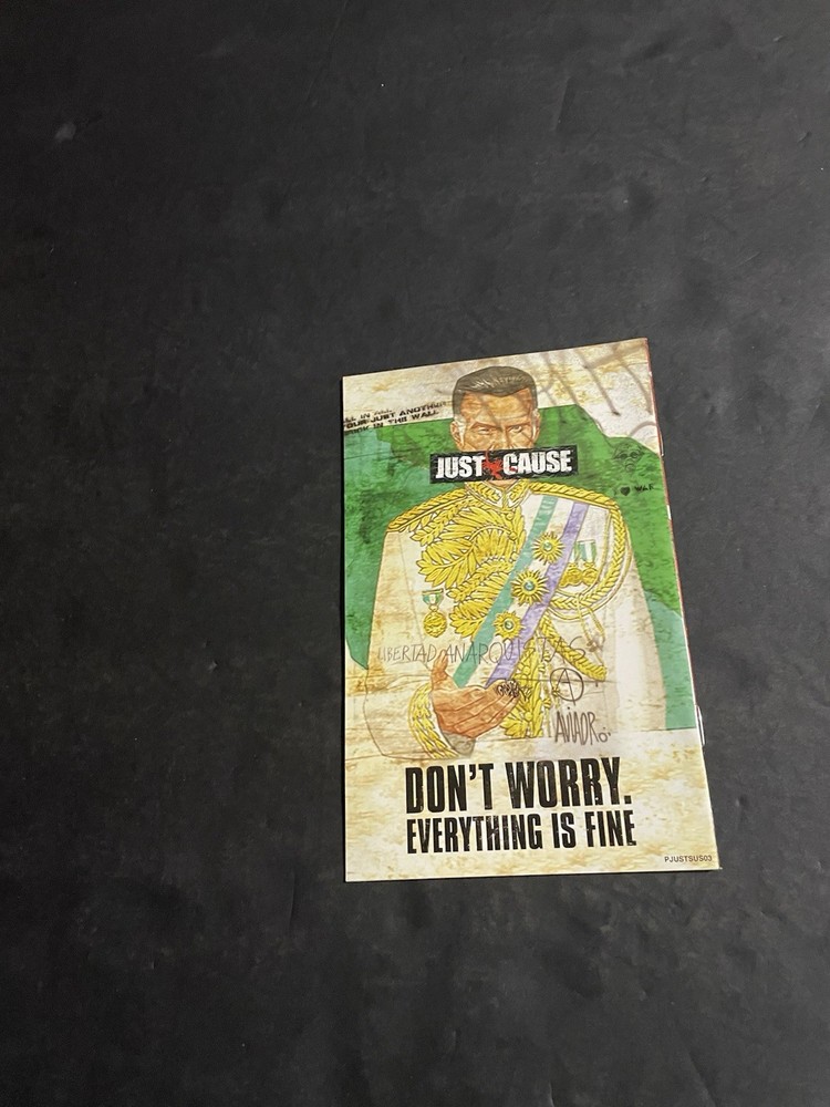 just cause ps2 Manual Only