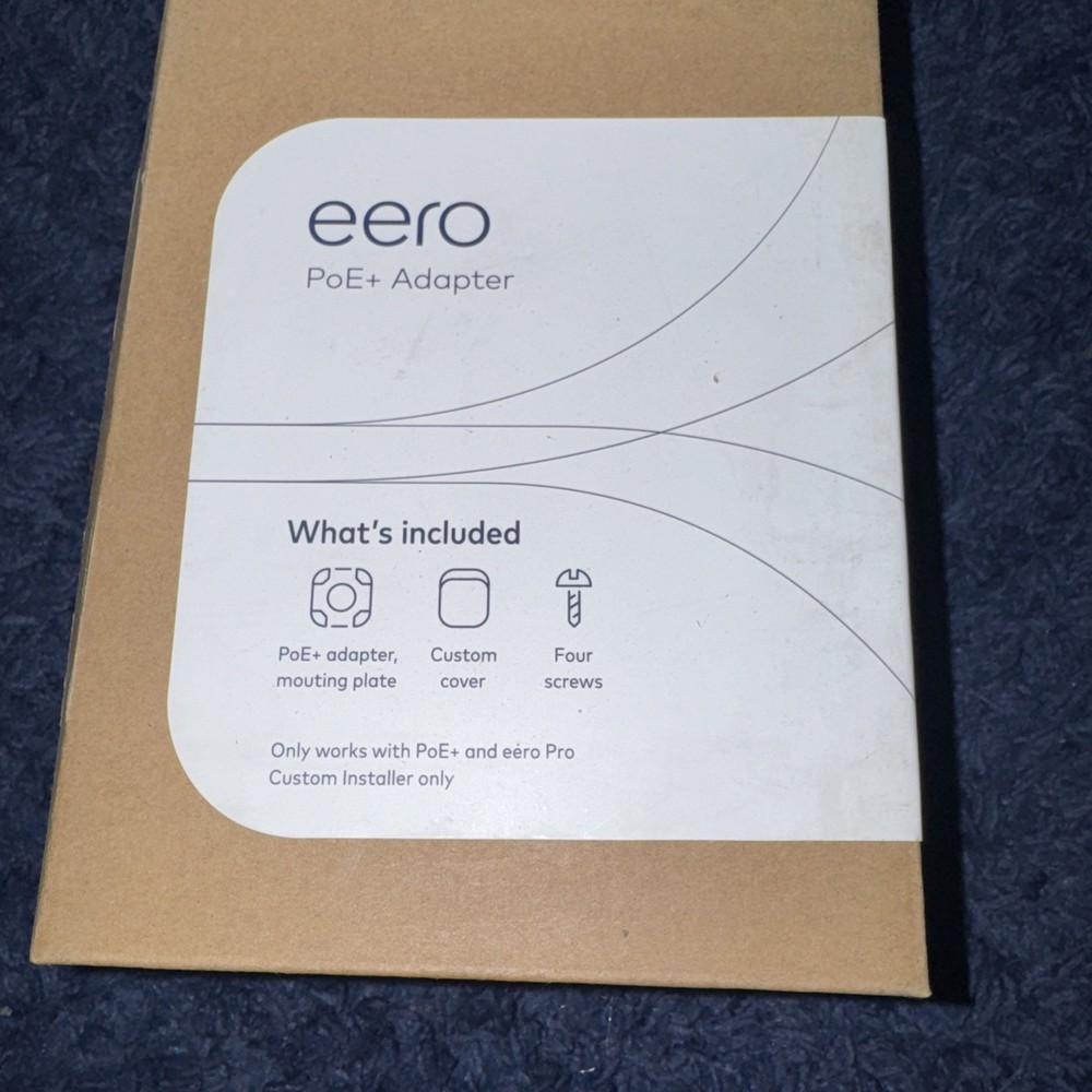 Eero E010001 POE+ Adapter, New in Box, Sealed