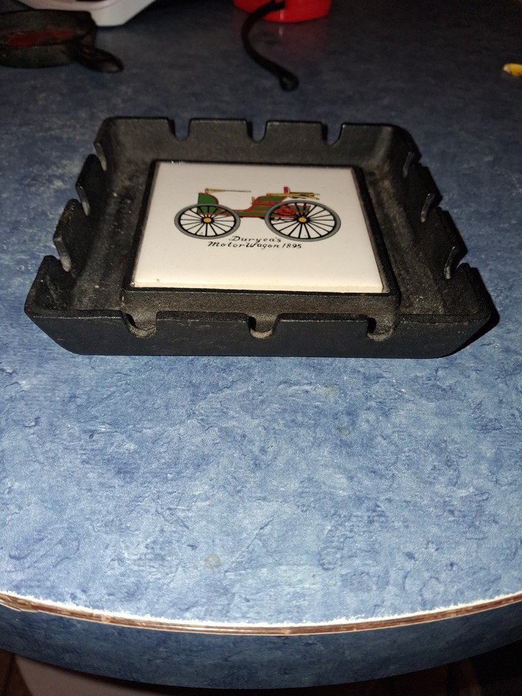 Vintage Duryea's Cast Iron Ash Tray