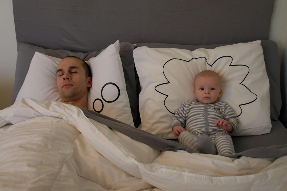 Oh, Susannah Thought Bubble Couples Pillowcase