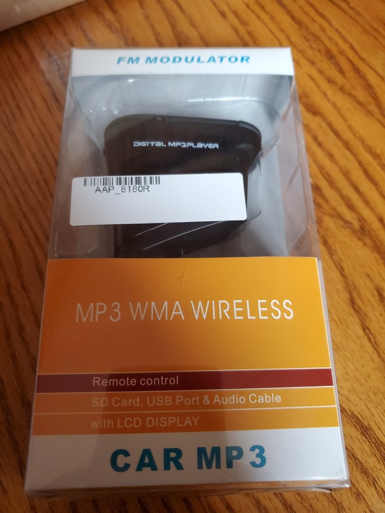 MP3 WMA WIRELESS FM MODULATOR - FREE SHIPPING