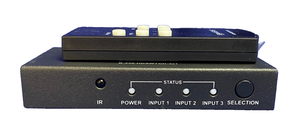 BINARY B-220-HDSWTCH-3x1 HDMI, HDMI Switcher, Excellent Condition, Open Box